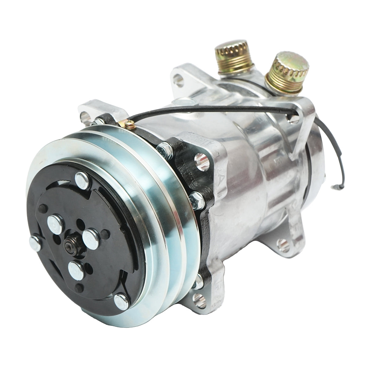 A/C climate compressor for Ford, New Holland, Case IH OEM code: 47132887, 5165548 Breckner Germany